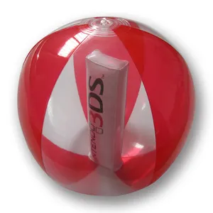 Benutzer definiertes Logo Aufblasbarer 3D-Strandball Cooler Wasserball Air Logo Strand bälle