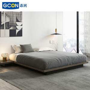 Struttura letto sospesa, in legno, stile tatami, matrimoniale, queen size, king size, bassa piattaforma, mobili per camera da letto <span class=keywords><strong>giapponese</strong></span> - Product Image 3
