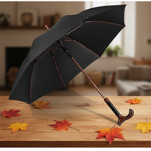 Bastón Multifuncional con Paraguas para Personas Mayores - Product Image 1