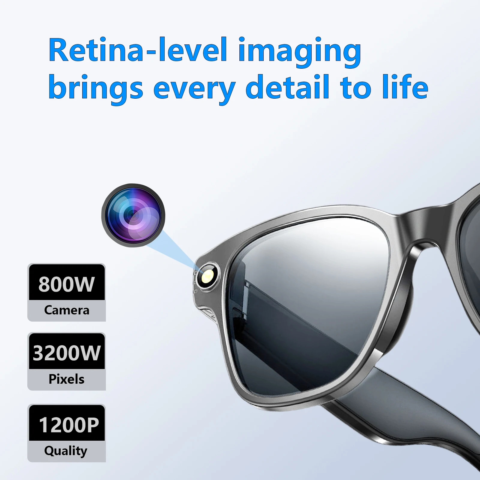 AI Smart GLASS Translator Visual 800W Camera Anti-Shake 1200P High Video Recording BT Voice Assistant Control AI Glass · image 4