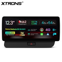 Reproductor de Android para Auto de 12.3 Pulgadas para Audi Q5 2009-2017, Sistema de Radio Multimedia, Volante a la Derecha, 4+64GB, Qualcomm 662, Pantalla 2K, 4G Global, CE-XTRONS