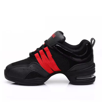 Chaussures de danse Caractéristique sportive Chaussures de jazz de danse moderne Semelle extérieure souple Souffle Baskets pour femme Chaussures de pratique