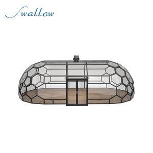Nhôm Lounger khung 5x10m lục giác cứng hơn Glass <span class=keywords><strong>Dome</strong></span> với cắm trại lều ngoài trời - Product Image 6
