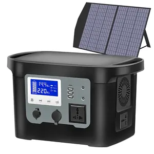 휴대용 600w 태양열 충전 에너지 저장 발전기 태양열 플러그 인 스테이션
