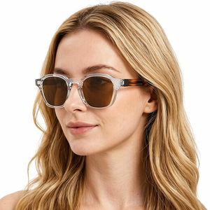 Lunettes de soleil unisexes avec logo personnalisé, monture carrée, multicolores, UV400, monture intégrale, durables, confortables, tendance, pour adultes, pour les voyages et l'usage quotidien - Product Image 2