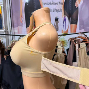 Reggiseno da donna senza cuciture imbottito <span class=keywords><strong>push</strong></span>-<span class=keywords><strong>up</strong></span> post-operatorio con chiusura frontale, reggiseno a gilet, <span class=keywords><strong>intimo</strong></span> modellante regolabile, reggiseno sportivo - Product Image 4