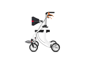 Déambulateur pliant manuel léger 3 en 1 pour personnes âgées, déambulateur compact en aluminium 3 en 1 <span class=keywords><strong>avec</strong></span> siège et fonction <span class=keywords><strong>chaise</strong></span> de transport - Product Image 2