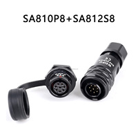 Prise d'aviation étanche WEIPU IP67 SA810/P2 3 4 6 8 et SA812/S2 3 4 6 8 accessoires de connecteur pour avions