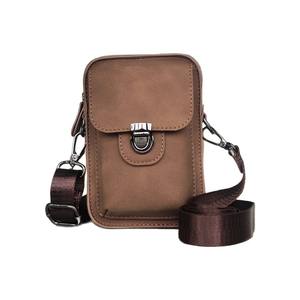 Sac messager décontracté pour homme, très vendu, nouveau sac banane en daim avec poche pour téléphone portable - Product Image 5