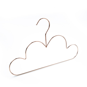 Vente en gros de cintres en forme de <span class=keywords><strong>nuage</strong></span> rose doré en fil métallique pour enfant, bébé et enfants - Product Image 4