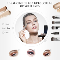 Ensemble de pinceaux de maquillage vegan de haute qualité, à poils doux, résistants à l'usure, avec manche ergonomique, nouveau, 14 pièces, portable