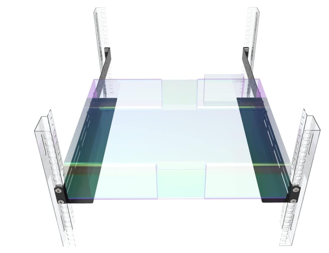 Custom Universal Rack Mount Rails- 4-Post Server Rack Shelf Rail