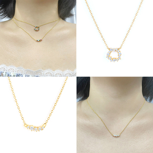 ROXI Collier Pendentif Cercle en Zircon Plaqué Rhodium Argent Sterling 925 Tendance pour Femme Vente en Gros - Product Image 6