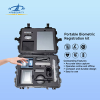 Kit d'enregistrement biométrique HFSecurity 4 4 2 Lecteur d'empreintes digitales Capteur d'empreintes digitales mobile Kit d'enregistrement