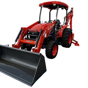 Tracteur d'occasion M62 TLB 50 CV avec chargeur frontal et pelle arrière, pour usage agricole, moteur et boîte de vitesses inclus. - Product Image 1