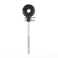 Aislador de Plástico de Alta Calidad para Cercas Eléctricas, Aislador de Anillo Atornillable L1, Accesorios para Cercas, Fácil Instalación