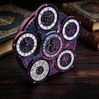 Lot de 7 dés de jeu de rôle intégrés à inertie en alliage de zinc, polyédriques, pour D&D, accessoires de jeu de table, finition brillante