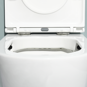 Norme européenne sanitaire Toilette suspendue murale flottante sans rebord Toilette suspendue murale Toilette ronde suspendue <span class=keywords><strong>Wc</strong></span> Suspendus - Product Image 6