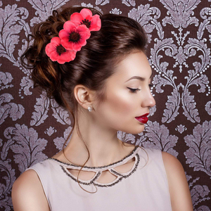 Se pueden emitir en nombre de PU mini poppies, flores artificiales, accesorios para fotografía de bodas, flores falsas. - Product Image 4