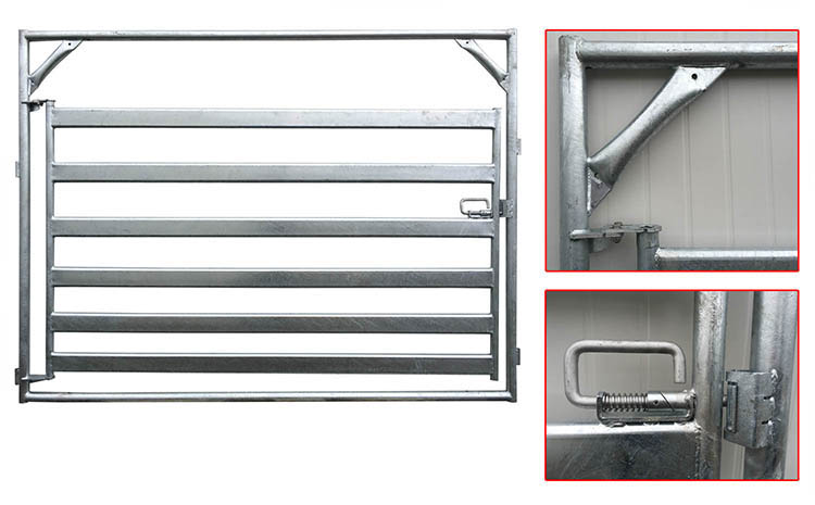 Heavy Duty Galvanized Livestock Fencing A53 A369 Anti Rust 360 Degree Full Welding