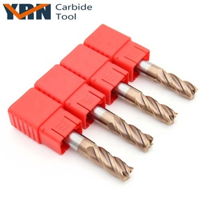 D6x50mm काटने कार्बाइड उपकरण बैल नाक 4 बांसुरी कोने त्रिज्या hrc55 एंड मिल - Product Image 5