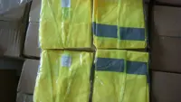 Gilet de sécurité pour adulte avec bretelles réfléchissantes, couleur jaune et vert, vente en gros, d'usine chinoise