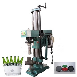 Điện vương miện capper máy bán tự động nắp chai vặn nhựa gỗ bao bì thủy tinh cho thực phẩm bơm-driven Trung Quốc - Product Image 3