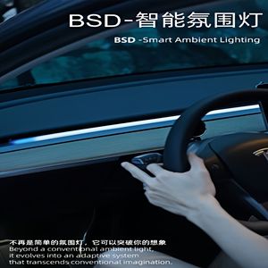 Éclairage d'ambiance Tesla Model 3 Y nouvelle génération, éclairage intérieur à lumière douce pour réduire la fatigue au volant - Product Image 3
