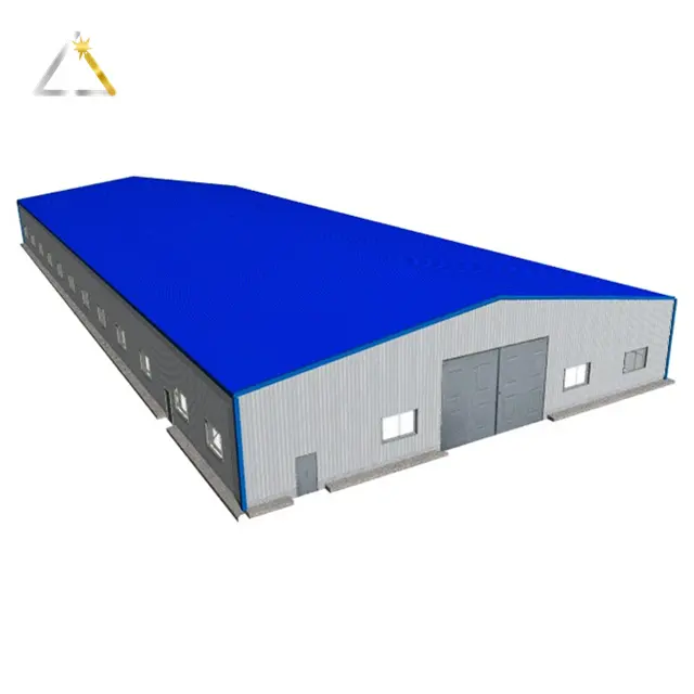 Metal Building Material Prefab Steel Structure Packing Industrial Warehouse For Sale