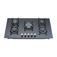 Appareils de cuisson comptoir intégré 5 brûleurs cuisinière 4 gaz 1 simple cuisinière électrique à induction infrarouge en céramique