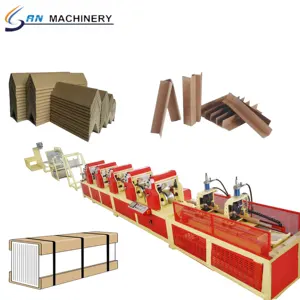 Máquina de producción de protectores de tablero de papel envolvente