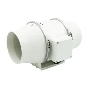 Hangda 4 ''~ 8'' בית שקט Inline Duct מאוורר עם חזק אוורור מערכת