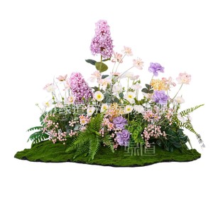 Bouquet de fleurs artificielles pour bébé, fleurs en soie et plastique réalistes pour la décoration de la maison et du jardin - Product Image 5