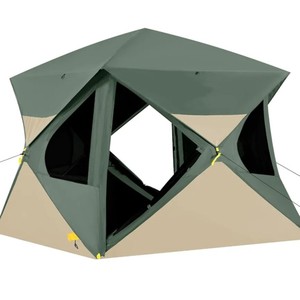 Carpa de Camping Simple de Apertura Rápida para Varias Personas, Fácil de Plegar, Impermeable, con Protección Solar, Doble Capa, para las Cuatro Estaciones - Product Image 2