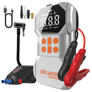 Arrancador de Coches Profesional de 1400A y 12V con Manómetro Digital (150PSI) y Luz LED Q7 - Product Image 6