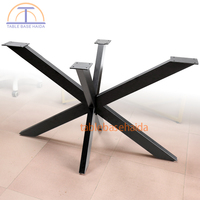 Grande base de table à manger en araignée moulée de haute qualité