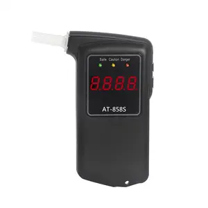 Detector de nível de álcool, aparelho profissional com display digital, portátil, testador de nível de álcool