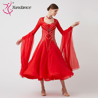 B-23182 personnalisé nouvelle robe de danse de salon standard international robes de danse de salon en soie perlée de haute qualité à vendre