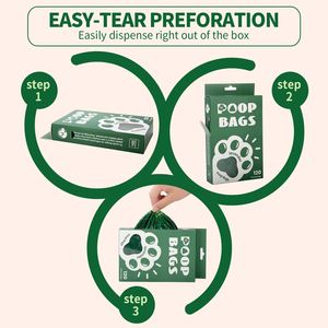Nuevo Producto OEM Personalizado al por Mayor, Bolsas Biodegradables para Excremento de Perro, Estilo Chaleco, de Alta Calidad, Ecológicas, de 1.5 Capas de Seda EPI, Portátiles para Exteriores - Product Image 5
