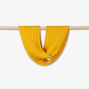 Écharpes tricotées décontractées en fil teint uni pour l'hiver, fabriquées au Vietnam, pour adultes, 100 % acrylique, taille moyenne, accessoires tricotés unisexes - Product Image 3