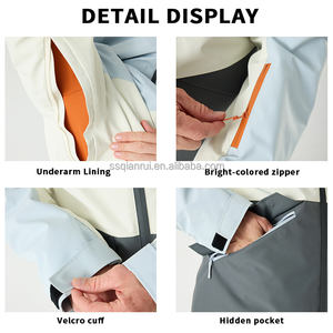 定制男士保暖登山夹克 - 防水滑雪风衣，带兜帽，适合滑雪板和冬季运动户外硬壳夹克 - Product Image 6