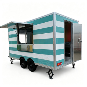 Camion à pizza de qualité commerciale, personnalisé par le fournisseur, certifié CE, remorque de service alimentaire mobile - Product Image 2