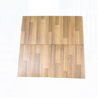 Recycelte PVC-Holzmaserung Wasserdichte Gummifliesen Schutzmatte für Gewerbliche Fitnessräume