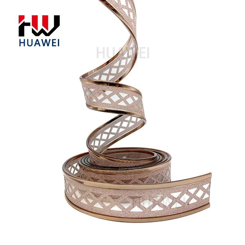 HUAWEI आधुनिक निर्माता पीवीसी प्लास्टिक बढ़त बाध्यकारी टेप Edgebands पट्टी कुर्सियों के लिए प्लास्टिक स्ट्रिप्स और जूता