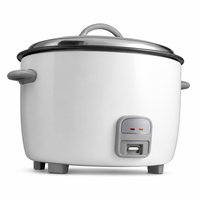 Cuiseur à riz commercial à tambour, gamme 3,6L-10L, 5 tailles, cuiseur électrique industriel 1250W-2900W pour restaurant, cantine, hôtel