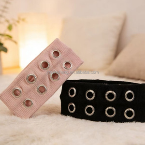 Meilleures ventes : Bandeau élastique pour <span class=keywords><strong>cheveux</strong></span> en tissu ajouré, style punk rock rétro, <span class=keywords><strong>avec</strong></span> anneau métallique, pour le yoga, le spa et le lavage du visage, pour femme - Product Image 4