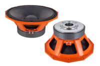 Woofer de 18 Pulgadas con Canasta de Aluminio Naranja, 3000W de Potencia, Doble Imán de 280mm y Bobina de Voz de 5 Pulgadas para Fiestas al Aire Libre
