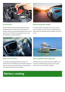 แบตเตอรี่สตาร์ทเตอร์ LiFePO4 สำหรับยานยนต์ 12V พร้อมระบบ Smart BMS Bluetooth 700CCA-1200CCA สำหรับรถเก๋ง SUV รถตู้ รถกระบะ รถยนต์หรู - Product Image 6