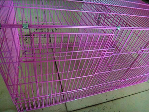 Gabbie per animali domestici rosa di buona qualità a basso prezzo per conigli in vendita - Product Image 5
