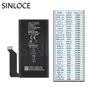 แบตเตอรี่มือถือสำหรับ Google Pixel1 3 3XL 5A 6A 7A 6PRO XL 3AXL 4XL โรงงานสำหรับ Google - Product Image 4